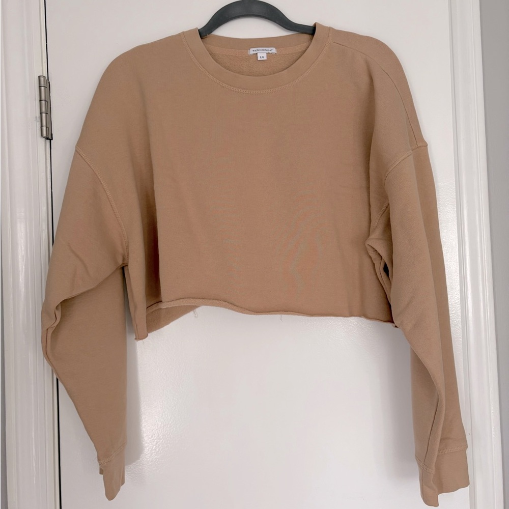WeWoreWhat Cropped Sweatshirt